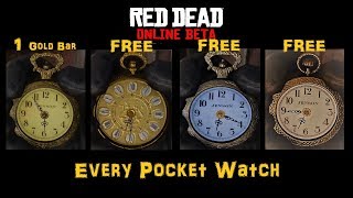 Markeret Psykologisk Helt tør How to use the Pocket Watch in Red Dead Online | RDR2 | Red Dead Redemption  2 | Gold Silver Platinum - YouTube