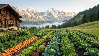 From Garden to Table in the Swiss Alps 🌿 | Peaceful Farm Life ASMR (No Talking) screenshot 5