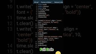How to print names in python using turtle module #pythonprogramming @CodeWithHarry