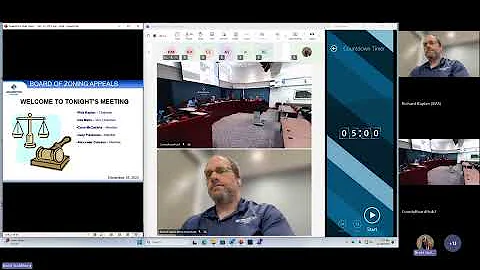 Board of Zoning Appeals Hearing (BZA) | December 18, 2025