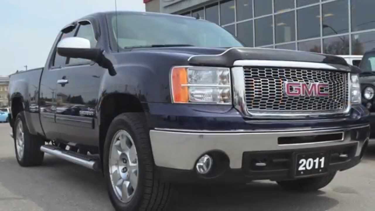 Used 2011 GMC Sierra 1500 SLT Truck Extended Cab - YouTube