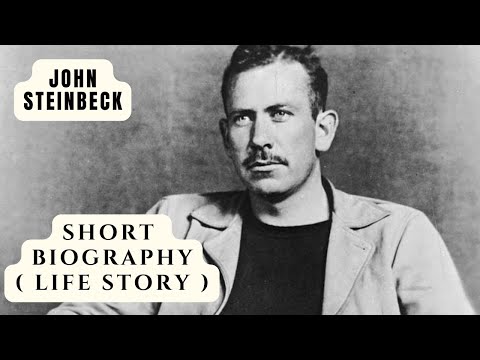 youtube john steinbeck biography