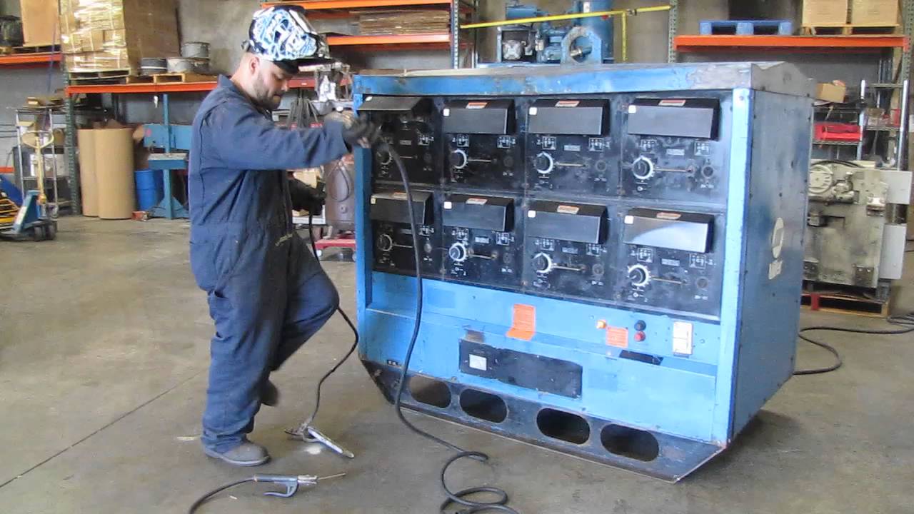 Miller Mark VIII2 Multiple Operator Welder 460V 3 Phase 8 Station