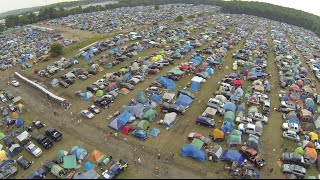Boots & Hearts 2014 From A Drone (Meadows Camping)