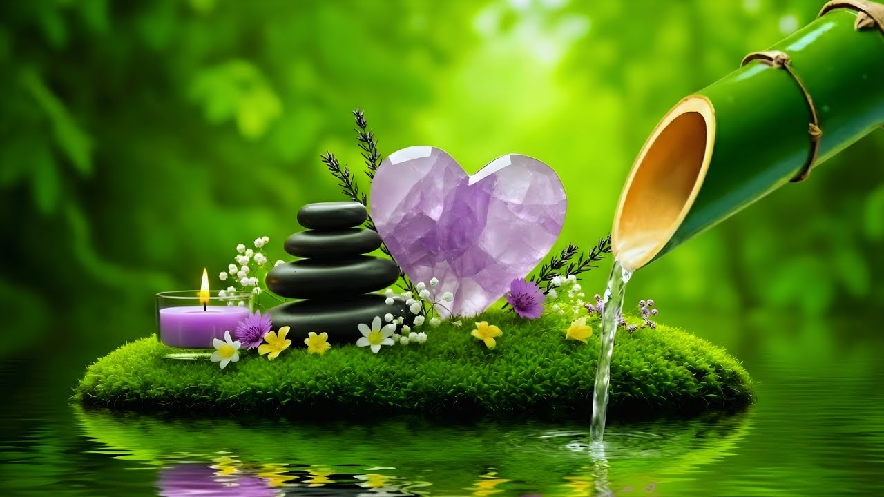 Relaxing Music + Water Sounds 🌿 Insomnia Relief, Stress Relief, Calm Mind & Deep Sleep