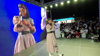 جمهور ماريا قحطان في السعودية يغني معها بحماس اغنية خطر غصن القنا
