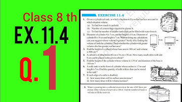 Ex. 11.4 Q.1 class 8 Ncert math solution chapter Mensuration (Brain 0.2)
