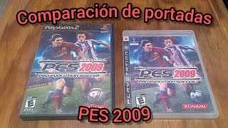 Comparando los juegos físicos de PES 2009 en PS2 y PS3