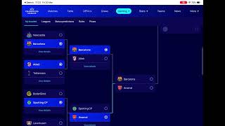 Champions league 25/26 bracket predictions