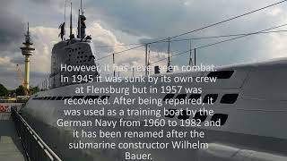 German U-boat (Type XXI) that modern U-boats were based on!