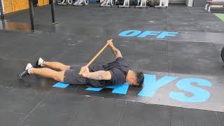 Barbell bent over rows drop set + Warm up