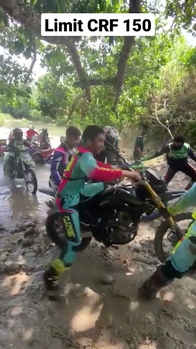 Limit CRF 150 Di Jalur Sungai |#crf#crf150#motocross#trail#trabas#trailadventure#shorts#viralshorts