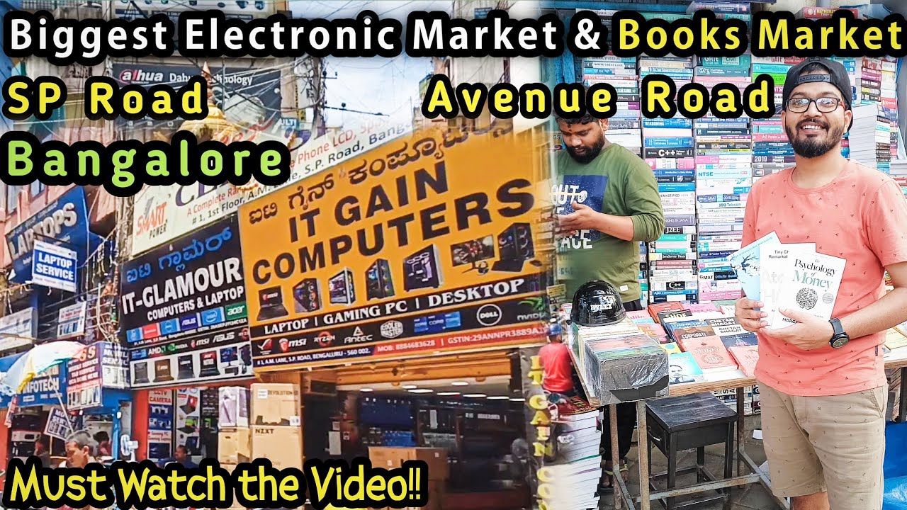 SP Road Bangalore full tour | Avenue Road Book Market Bangalore full tour 