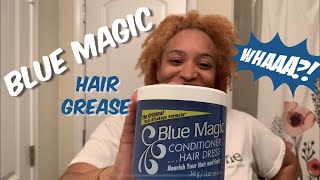 I USED BLUE MAGIC (GREASE) ON MY NATURAL HAIR FOR THE FIRST TIME | DEFINED TWIST OUT | NATURAL HAIR