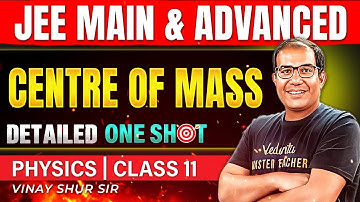 Class 11 Physics |  Center of Mass | One Shot | JEE 2025 | JEE 2026 | Vinay Shur Sir