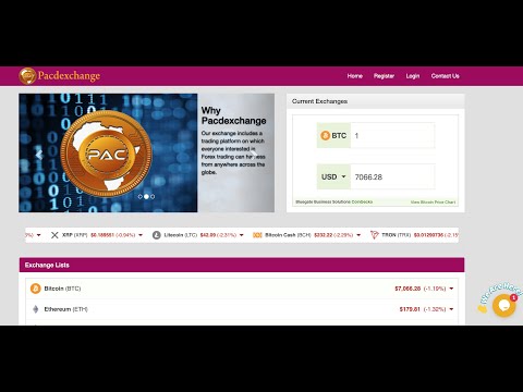 Pacdexchange Register and Login Tutorial