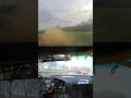loose setup + marbles + cold tires = race over