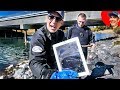 Found APPLE iPad, Phone, Trolling Motor and Sunglasses while River Treasure Hunting (Scuba Diving)