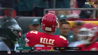 Travis Kelce double move goes for 44 yards!