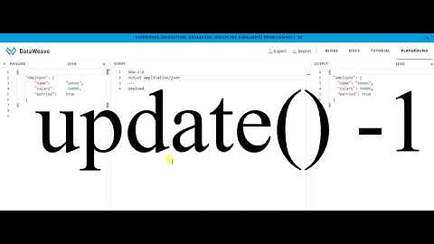 Dataweave update function part -1 #dataweave #mulesoft #mule 4.0