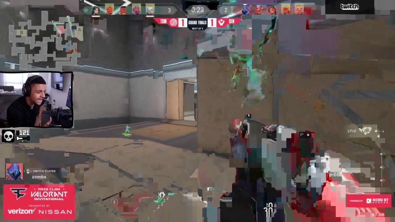 Faze Myth MYTH REACTS - FAZE INVITATIONAL FINALS - TSM VS SENTINELS - SPLIT [FULL ...