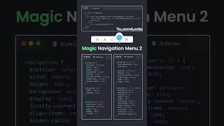 Magic Navigation Menu  code coding programming programmer develpors coder