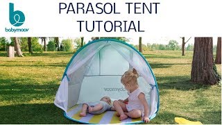 How to Fold the Babymoov Parasol Tent (TUTORIAL)