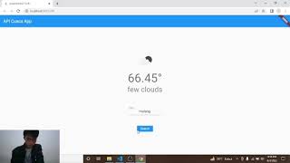 Aplikasi Deteksi Cuaca menggunakan API openweathermap
