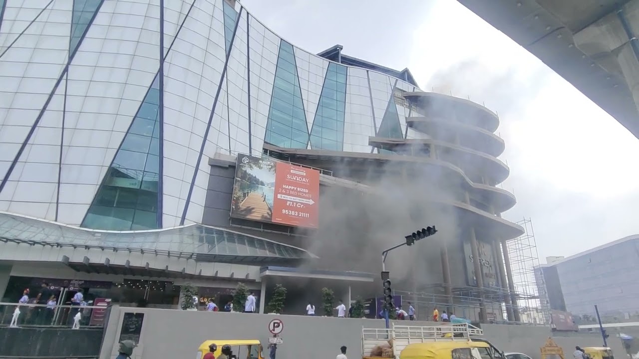 23/03/2025 Phoenix Mall Bangalore BTM fire accident Sunday 
