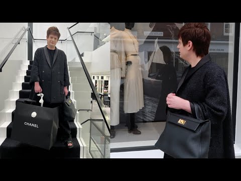 CHANEL MEGA HAUL! RTW & XXL FLAP BAG 24K UNBOXING SHOPPING VLOG FALL WINTER 2024 BLACK TWEED JACKET