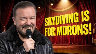 RICKY GERVAIS: Skydiving is a DEATH WISH! (The Feeling of Being Alive Myth) ππ€£π₯ | Stand-up Comedy