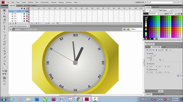 Pendulum Clock Animation | Adobe Flash | Adobe Animate