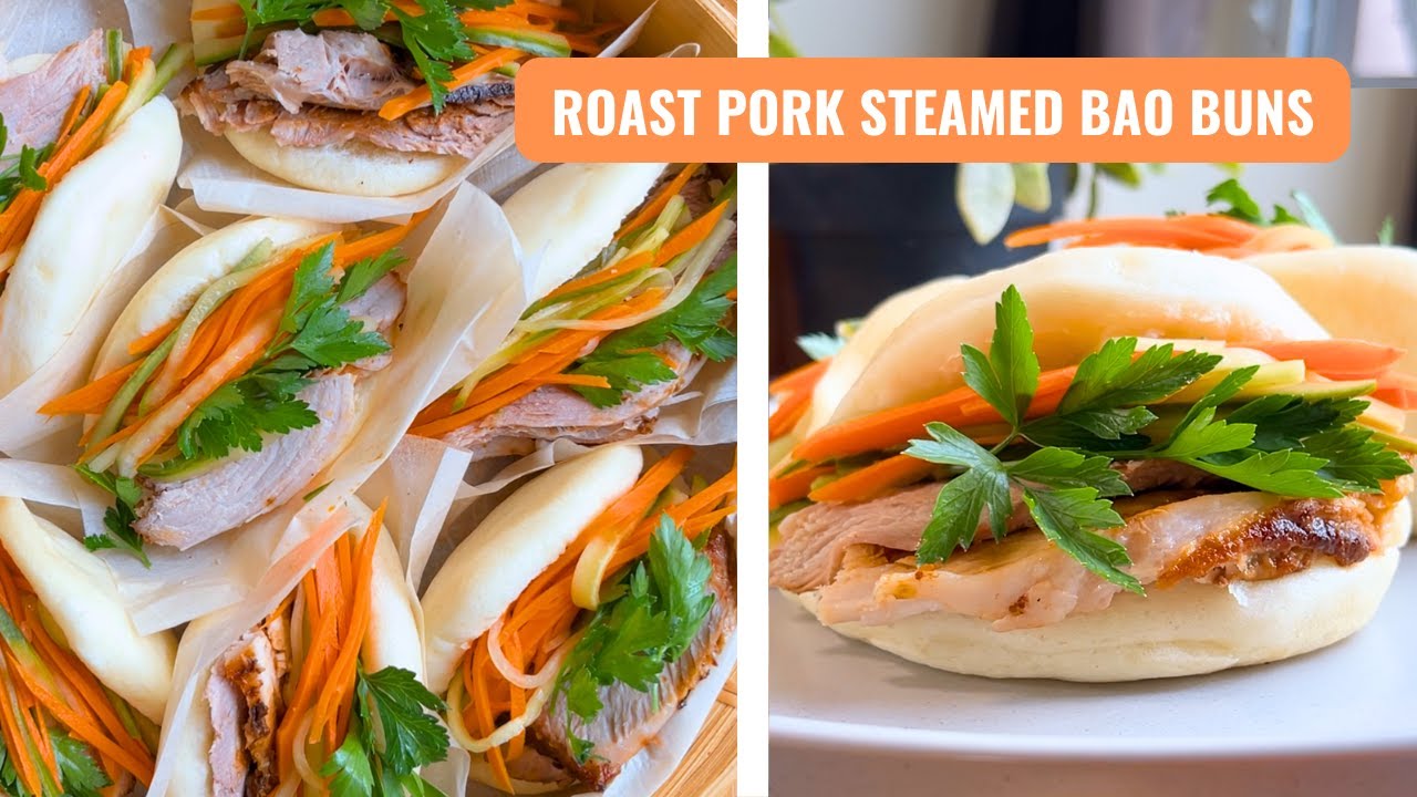 The Ultimate Slow Cook Roast Pork Shoulder Steamed Bao Buns Recipe