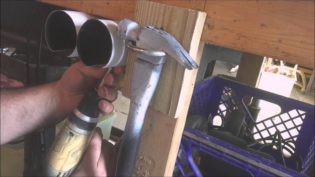 JPOM Cordless Drill Station from PVC - YouTube