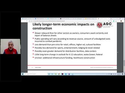 AGCETN Chapter Webinar- Impact of COVID 19 on Construction