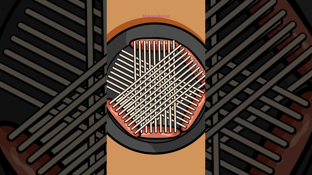 The Best Way to eat Sausage and Spaghetti Together🍝MUKBANG ANIMATION of Mokomokoma 