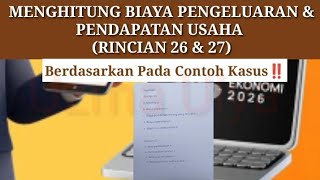 || CALCULATING EXPENSES & REVENUE BASED ON CASE STUDIES ‼️ || DETAILS 26 & 27 SE2026-L