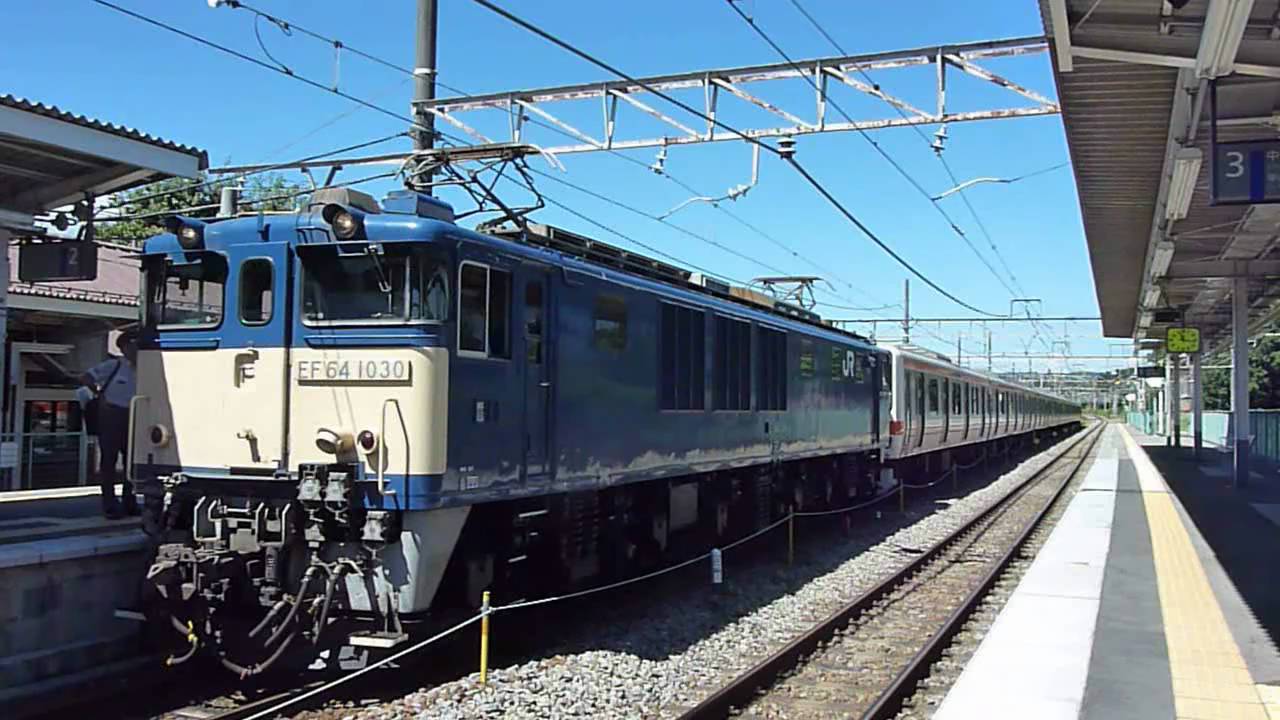 武蔵野線転用209系500番台M73編成NN出場配給 日野春にて - YouTube