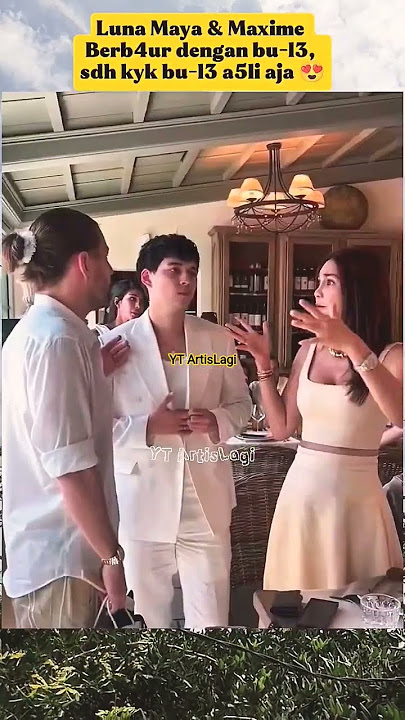 Luna Maya & Maxime ber b4vr dgn bu-l3, sdh kyk bu-l3 a5.li aja ya 😍 #short #lunamaya #maximebouttier