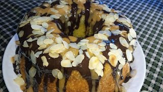 طريقة تحضير كيكة الكاسترد الباردة how to make custard cake