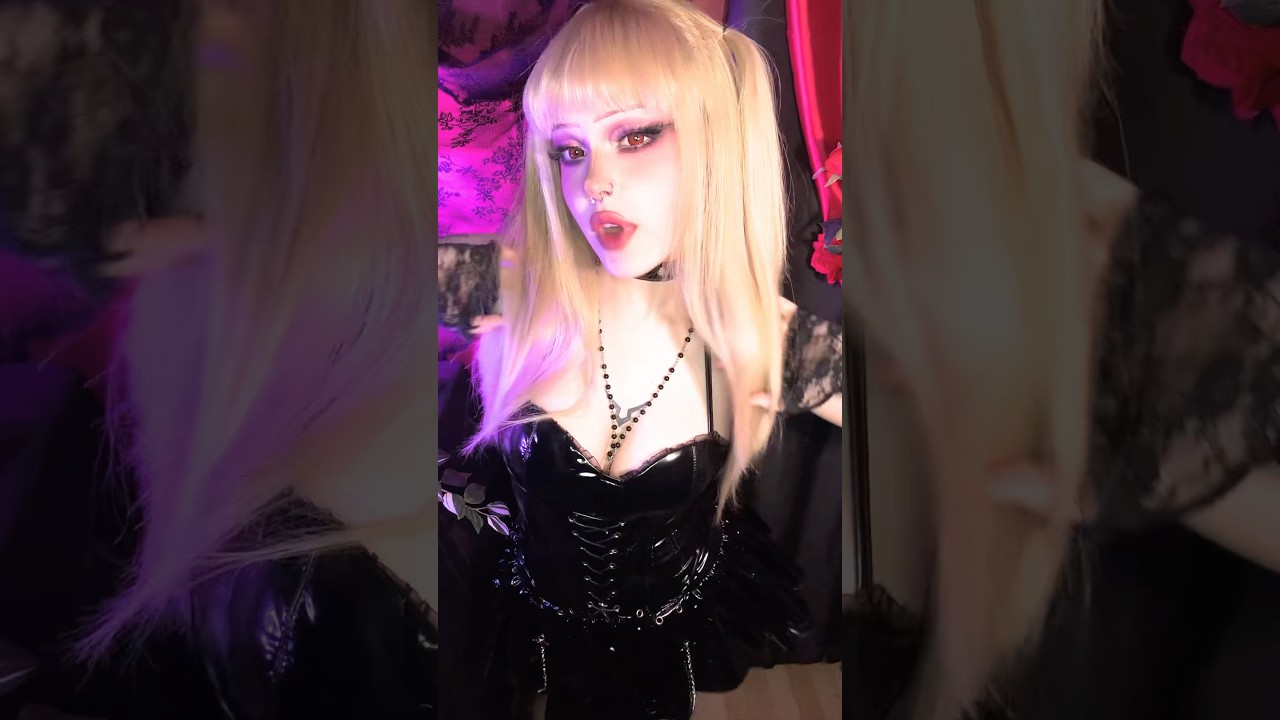shinigami eyes 👀 #cosplay #makeup #deathnote #misaamane #anime #manga