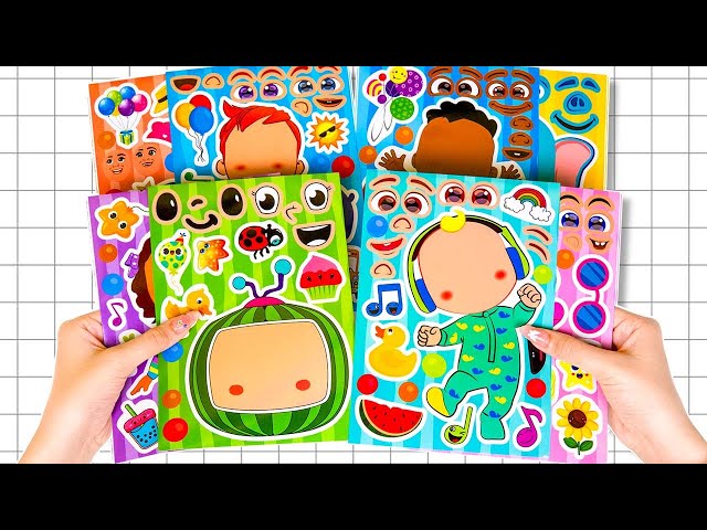 🌈paper diy🌈CoComelon ASMR Adventure 📚 | JJ & Friends' Magical Sticker Adventure – What Happens Next?