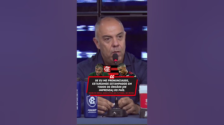 MARCOS BRAZ foi perguntado sobre a crise interna do FLAMENGO envolvendo DE LA CRUZ e respondeu assim