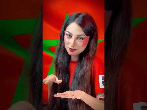 Morocco 🇲🇦 #morocco #fifa #makeup #trending #shorts