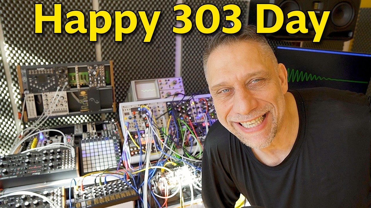 303 Day Acid Techno Live Performance  ..! Berlin Style