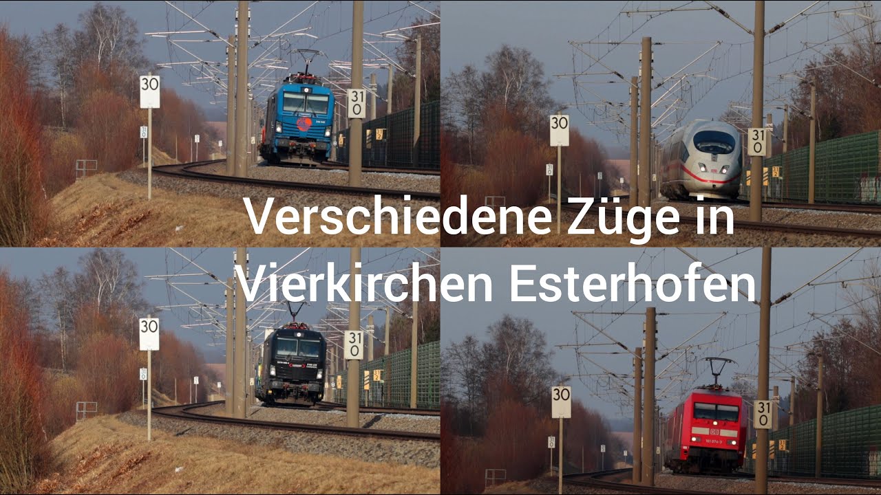 Verschiedene Züge in Vierkirchen Esterhofen