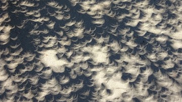 Annular Solar Eclipse Shadows 2023 - Pagosa Springs, Colorado