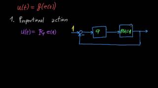 Proportional, integral and derivative actions