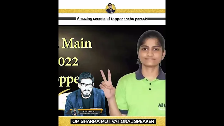 Jee main 2022 topper sneha pareek | Jee main 2022 topper secrets #Shorts #ytshorts #jeemain