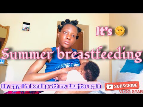 Breastfeeding vlog its summer!!!!! 🌞